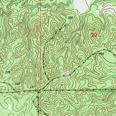 United States Geological Survey Jericho, LA (2003, 24000-Scale) digital map
