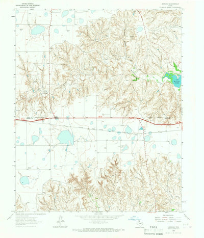 United States Geological Survey Jericho, TX (1964, 24000-Scale) digital map