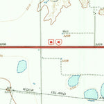 United States Geological Survey Jericho, TX (1964, 24000-Scale) digital map