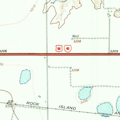 United States Geological Survey Jericho, TX (1964, 24000-Scale) digital map