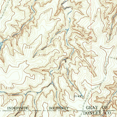 United States Geological Survey Jericho, TX (1964, 24000-Scale) digital map