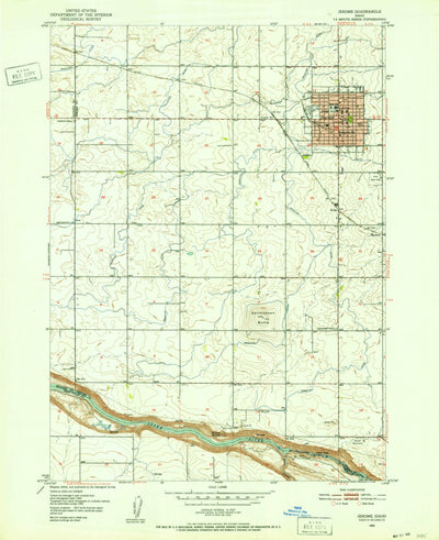 United States Geological Survey Jerome, ID (1950, 24000-Scale) digital map