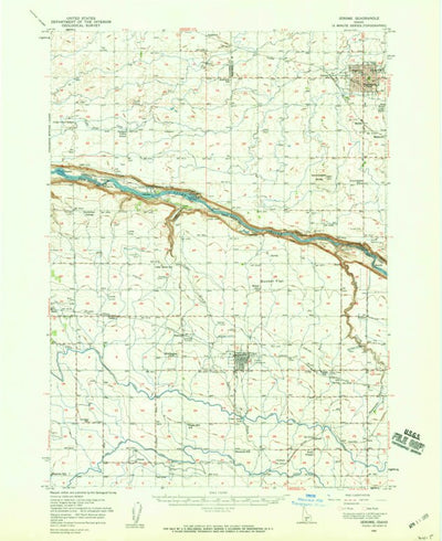 United States Geological Survey Jerome, ID (1950, 62500-Scale) digital map
