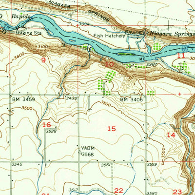 United States Geological Survey Jerome, ID (1950, 62500-Scale) digital map