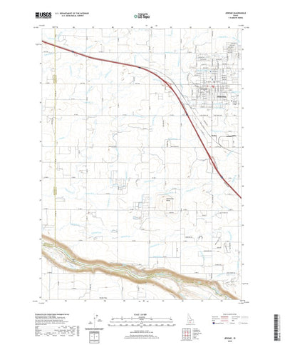 United States Geological Survey Jerome, ID (2020, 24000-Scale) digital map