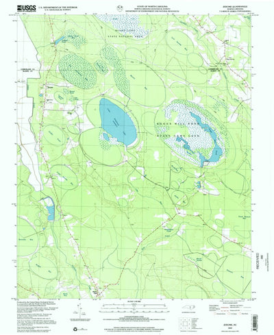 United States Geological Survey Jerome, NC (2002, 24000-Scale) digital map