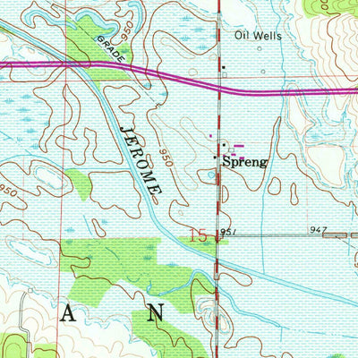 United States Geological Survey Jeromesville, OH (1961, 24000-Scale) digital map