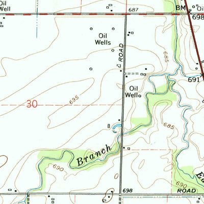 United States Geological Survey Jerry City, OH (1969, 24000-Scale) digital map