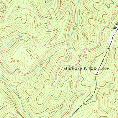 United States Geological Survey Jerrys Run, VA-WV (1966, 24000-Scale) digital map
