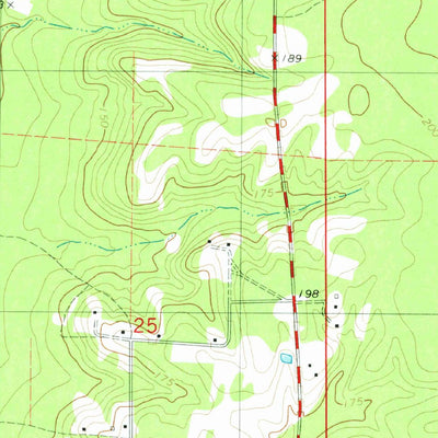 United States Geological Survey Jersey, AR (1981, 24000-Scale) digital map