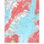 United States Geological Survey Jersey City, NJ-NY (1955, 24000-Scale) digital map