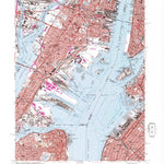 United States Geological Survey Jersey City, NJ-NY (1967, 24000-Scale) digital map