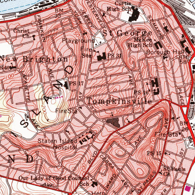United States Geological Survey Jersey City, NJ-NY (1967, 24000-Scale) digital map