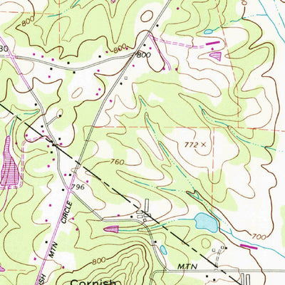 United States Geological Survey Jersey, GA (1964, 24000-Scale) digital map
