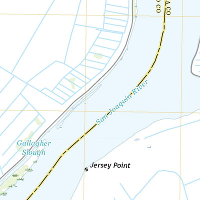 United States Geological Survey Jersey Island, CA (2021, 24000-Scale) digital map