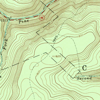 United States Geological Survey Jersey Mills, PA (1965, 24000-Scale) digital map