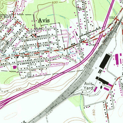United States Geological Survey Jersey Shore, PA (1965, 24000-Scale) digital map