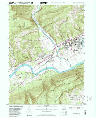United States Geological Survey Jersey Shore, PA (1994, 24000-Scale) digital map