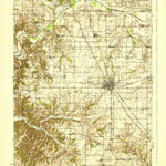 United States Geological Survey Jerseyville, IL (1933, 62500-Scale) digital map