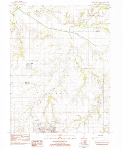 United States Geological Survey Jerseyville North, IL (1983, 24000-Scale) digital map