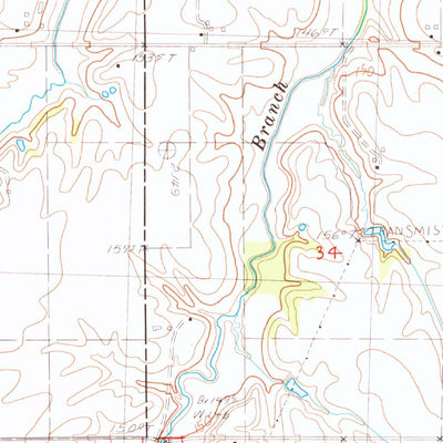 United States Geological Survey Jerseyville North, IL (1983, 24000-Scale) digital map