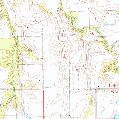 United States Geological Survey Jerseyville North, IL (1983, 24000-Scale) digital map
