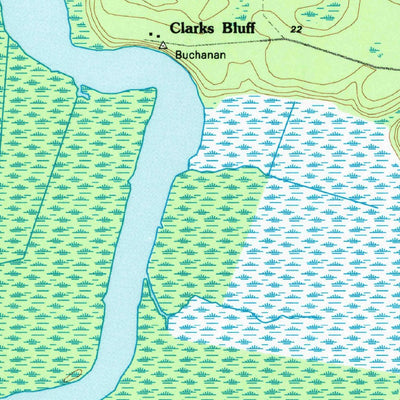 United States Geological Survey Jerusalem, GA (1993, 24000-Scale) digital map