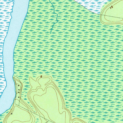 United States Geological Survey Jerusalem, GA (1993, 24000-Scale) digital map
