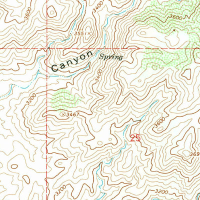 United States Geological Survey Jerusalem Mountain, AZ (1968, 24000-Scale) digital map