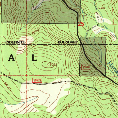 United States Geological Survey Jess Valley, CA (1993, 24000-Scale) digital map