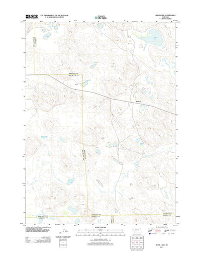 United States Geological Survey Jesse Lake, NE (2011, 24000-Scale) digital map