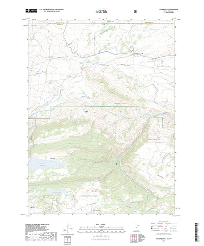 United States Geological Survey Jessen Butte, UT (2023, 24000-Scale) digital map