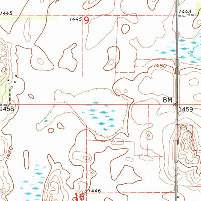 United States Geological Survey Jessie, ND (1961, 24000-Scale) digital map