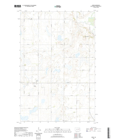United States Geological Survey Jessie, ND (2020, 24000-Scale) digital map