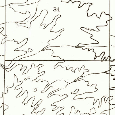 United States Geological Survey Jessies Twist, UT (1954, 24000-Scale) digital map