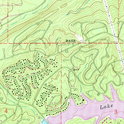 United States Geological Survey Jessieville, AR (1972, 24000-Scale) digital map