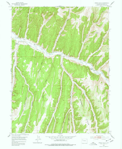 United States Geological Survey Jessup Gulch, CO (1952, 24000-Scale) digital map