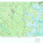 United States Geological Survey Jesup, GA (1981, 100000-Scale) digital map