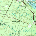 United States Geological Survey Jesup, GA (1981, 100000-Scale) digital map