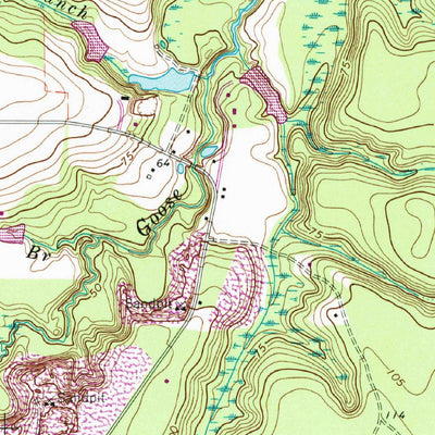United States Geological Survey Jesup NW, GA (1970, 24000-Scale) digital map