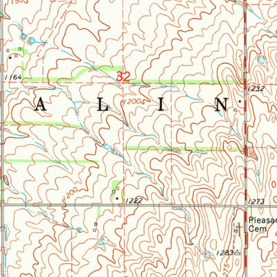 United States Geological Survey Jet, OK (1969, 24000-Scale) digital map