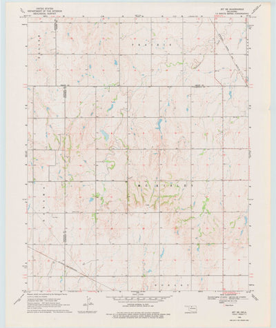 United States Geological Survey Jet SE, OK (1969, 24000-Scale) digital map