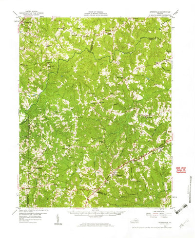 United States Geological Survey Jetersville, VA (1958, 62500-Scale) digital map