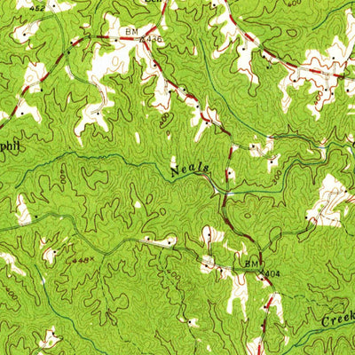 United States Geological Survey Jetersville, VA (1958, 62500-Scale) digital map