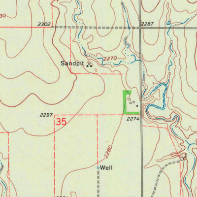 United States Geological Survey Jetmore NE, KS (1970, 24000-Scale) digital map