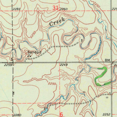 United States Geological Survey Jetmore NE, KS (1970, 24000-Scale) digital map