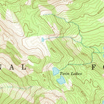 United States Geological Survey Jewel Basin, MT (1964, 24000-Scale) digital map