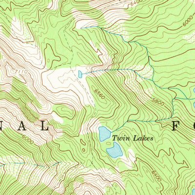 United States Geological Survey Jewel Basin, MT (1964, 24000-Scale) digital map