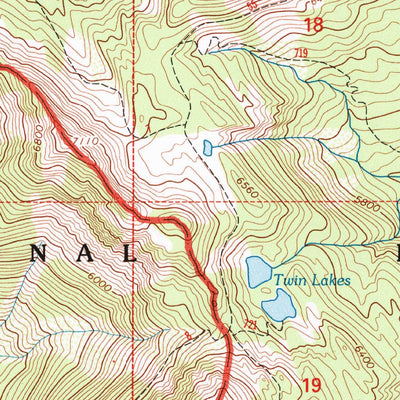 United States Geological Survey Jewel Basin, MT (1994, 24000-Scale) digital map