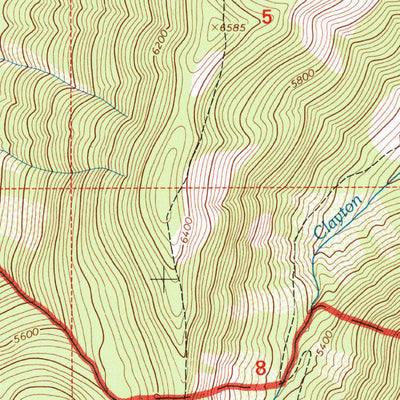 United States Geological Survey Jewel Basin, MT (1994, 24000-Scale) digital map